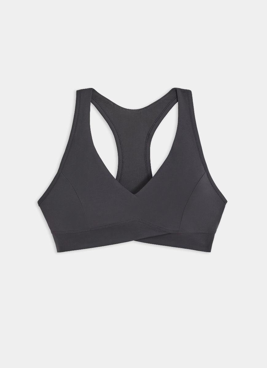 Splits59 Mia Rigor Sports Bra in Graphite Product Shot View