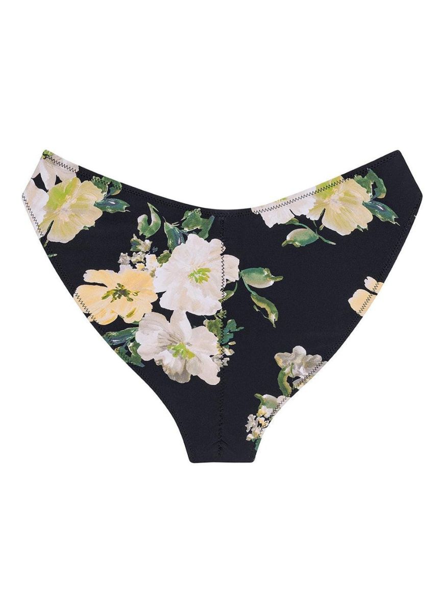 Montce Liz Floral Added Coverage Lulu Bikini Bottom Product Shot View