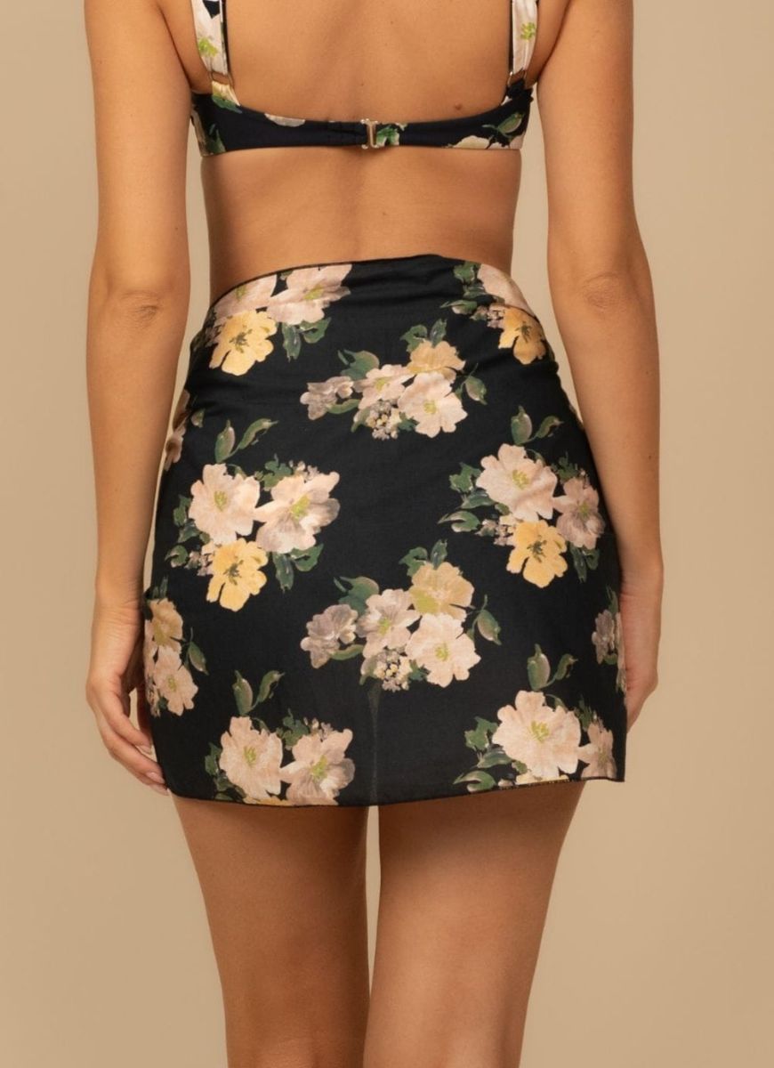 Montce Liz Floral Sarong Back View