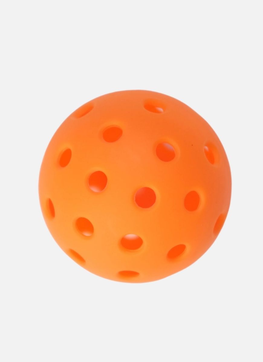 On Holiday Orange Pickleball Balls Close Up of 1 Ball