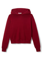 perfectwhitetee Women's Heart Hoodie in Maple Product Shot View
