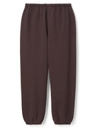 perfectwhitetee Johnny French Terry Sweatpant in Cocoa Powder Product Shot View