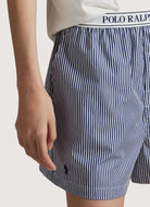 Polo Ralph Lauren 2 Pack Boxer in Hydrangea/Beacon Blue Close Up View