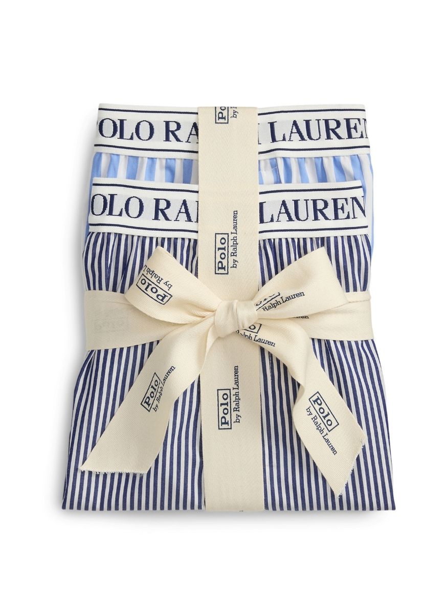 Polo Ralph Lauren 2 Pack Boxer in Hydrangea/Beacon Blue