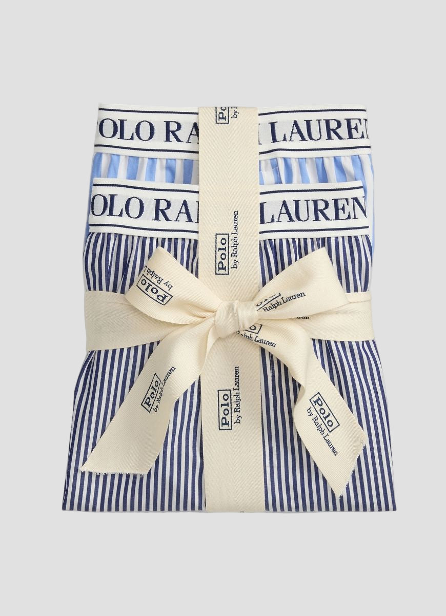 Polo Ralph Lauren 2 Pack Boxer in Hydrangea/Beacon Blue