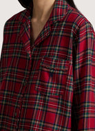 Polo Ralph Lauren Madison PJ Set in Estate Plaid Close Up Front View