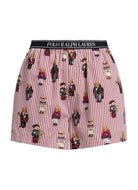 Polo Ralph Lauren Sleep Boxer Allover Bear in Bear Red Product Shot View
