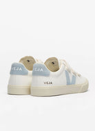 Veja Women's Recife Sneaker in Extra White/Steel Back View