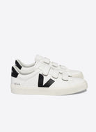 Veja Recife Women's Velcro Sneaker in White/Black