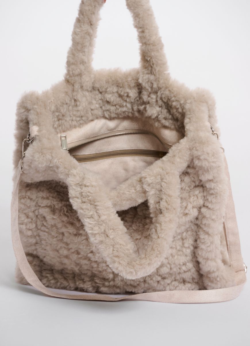 Rino & Pelle Brax Shopper Bag in Beige Front View