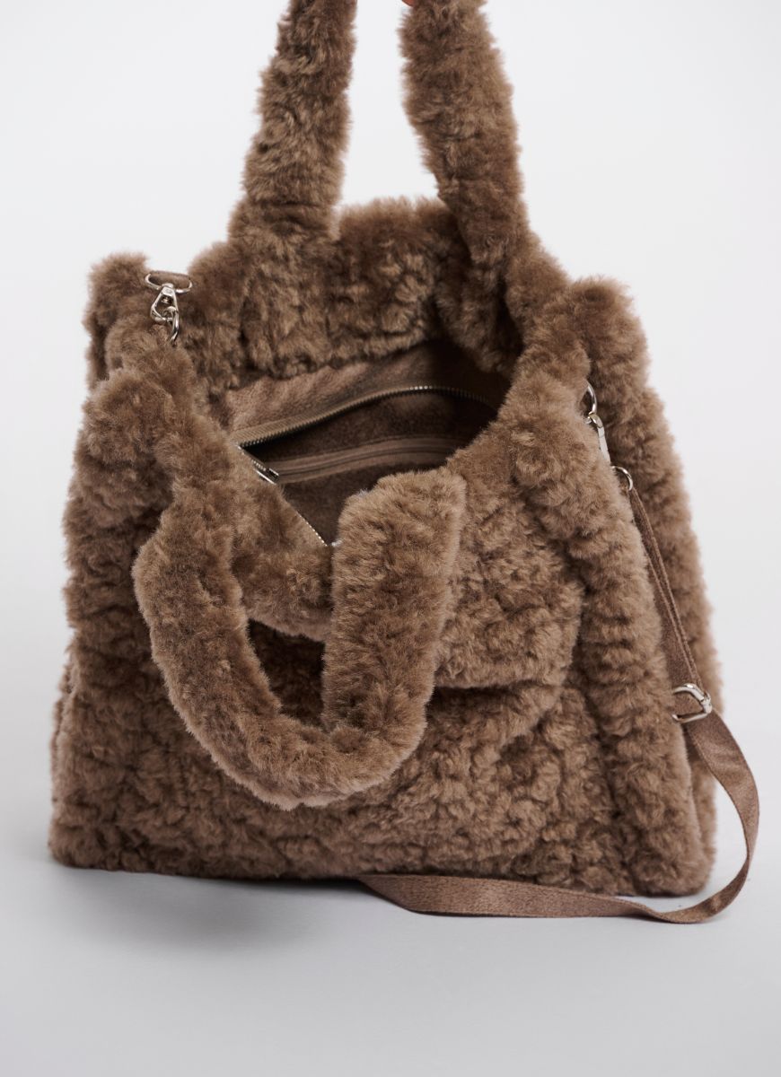 Rino & Pelle Brax Shopper Bag in Toffee Front View