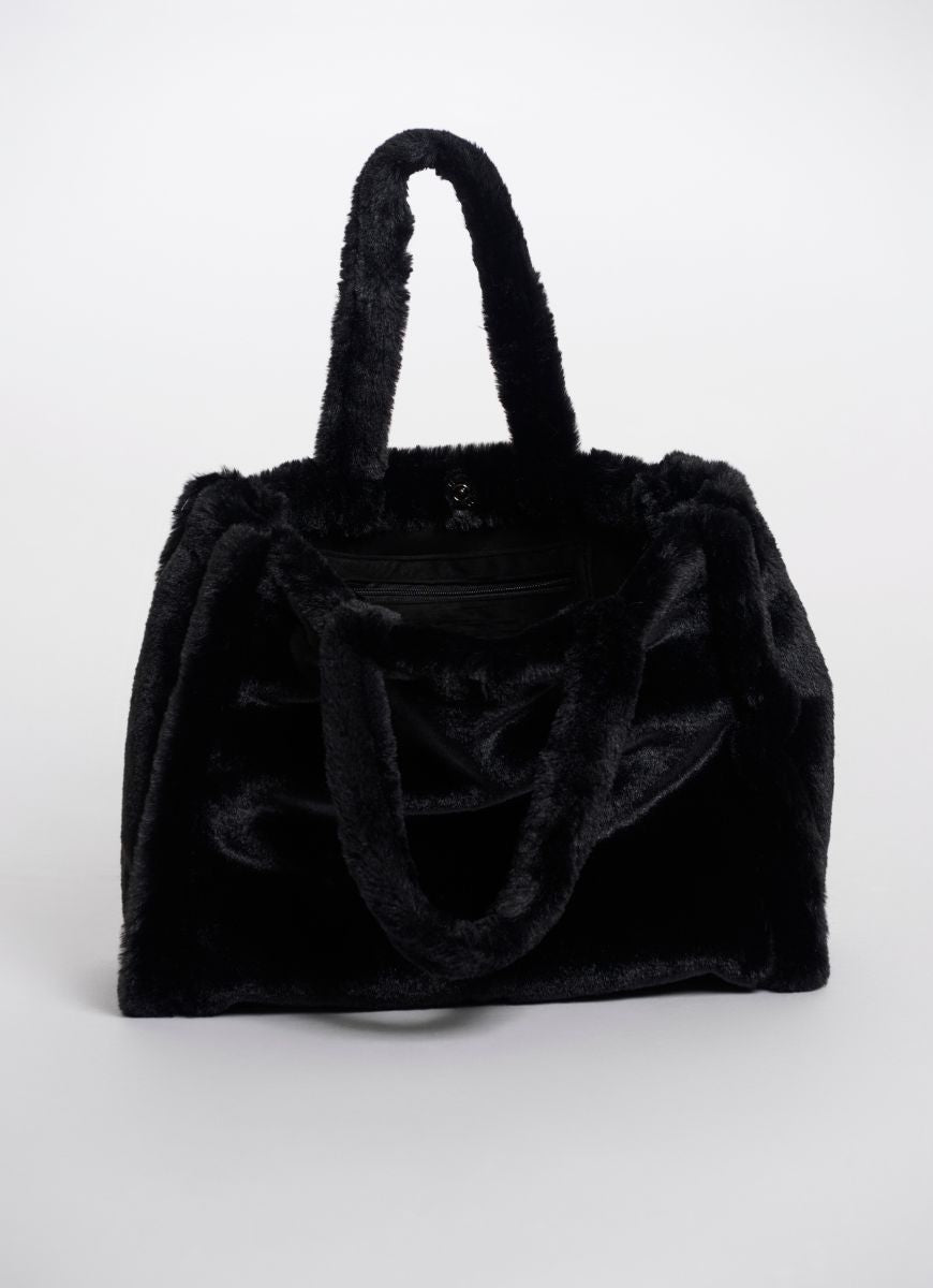 Rino & Pelle Daan Shopper Bag in Black Front View