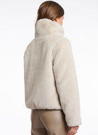 Rino & Pelle Sallie Faux Fur Jacket in Birch Back View