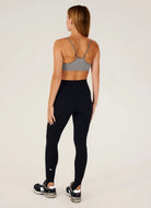Splits59 River High Waist Airweight Stirrup Legging in Black Full Back View