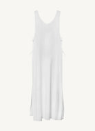Vitamin A Riviera Linen Dress in White Product Shot View
