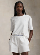 Polo Ralph Lauren Short Sleeve Short Set in White Cloud