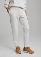 Varley The Slim Cuff Women's Pant 27.5” in Ivory Marl