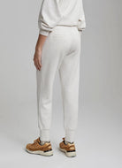 Varley The Slim Cuff Women's Pant 27.5” in Ivory Marl Back View