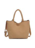 SOL AND SELENE Sky’s The Limit - Medium Tote Bag in Nude