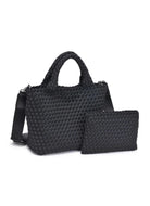 SOL AND SELENE Sky’s The Limit - Small Crossbody Bag in Black Shown Together With Inner Pouch