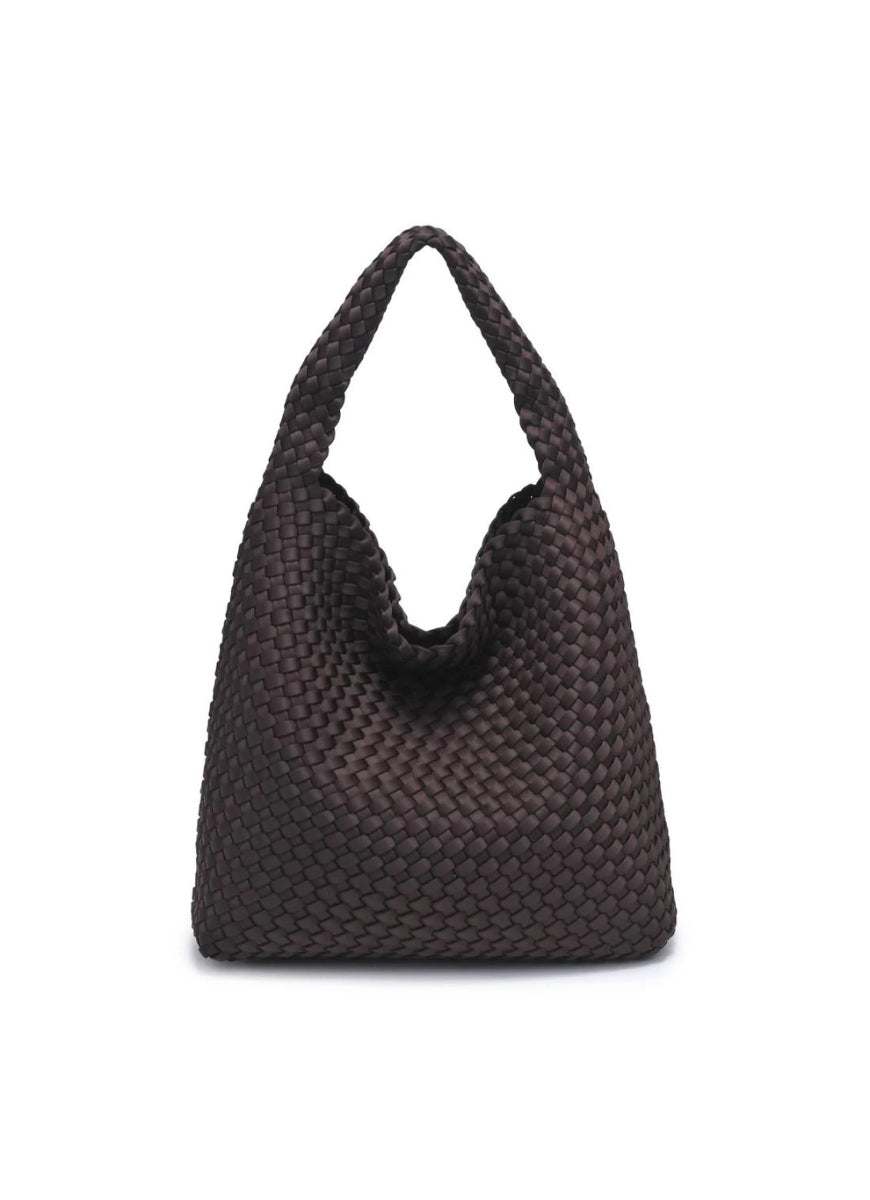 SOL AND SELENE Celestial Tote Bag in Chocolate