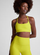 Beyond Yoga Spacedye Slim Racerback Bra in Citrus Pop Heather