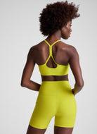 Beyond Yoga Spacedye Slim Racerback Bra in Citrus Pop Heather Back View