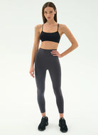 Splits59 Airweight Super High Waist Legging 7/8 in Graphite Full Length Front View