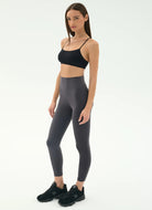 Splits59 Airweight Super High Waist Legging 7/8 in Graphite Full Length Side View