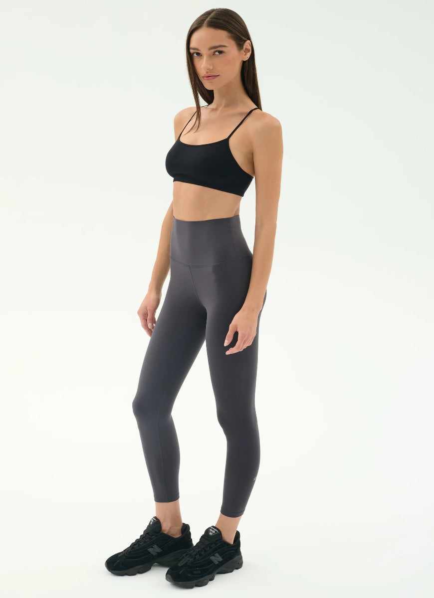 Splits59 Airweight Super High Waist Legging 7/8 in Graphite Full Length Side View