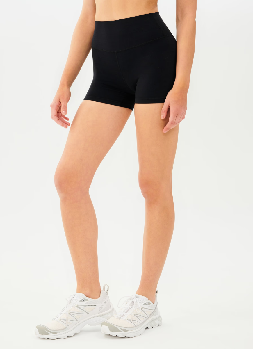 Splits59 Airweight High Waist 3.5” Bike Short in Black