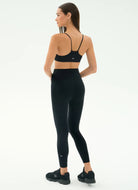 Splits59 Airweight Super High Waist Legging 7/8 in Black Full Length Back View