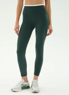 Splits59 Dual High Waist Airweight Legging 7/8 in Military/White