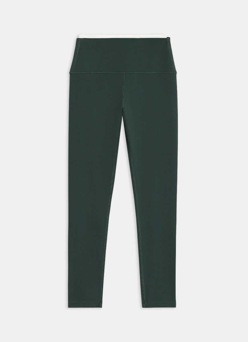 Splits59 Dual High Waist Airweight Legging 7/8 in Military/White Product Shot View