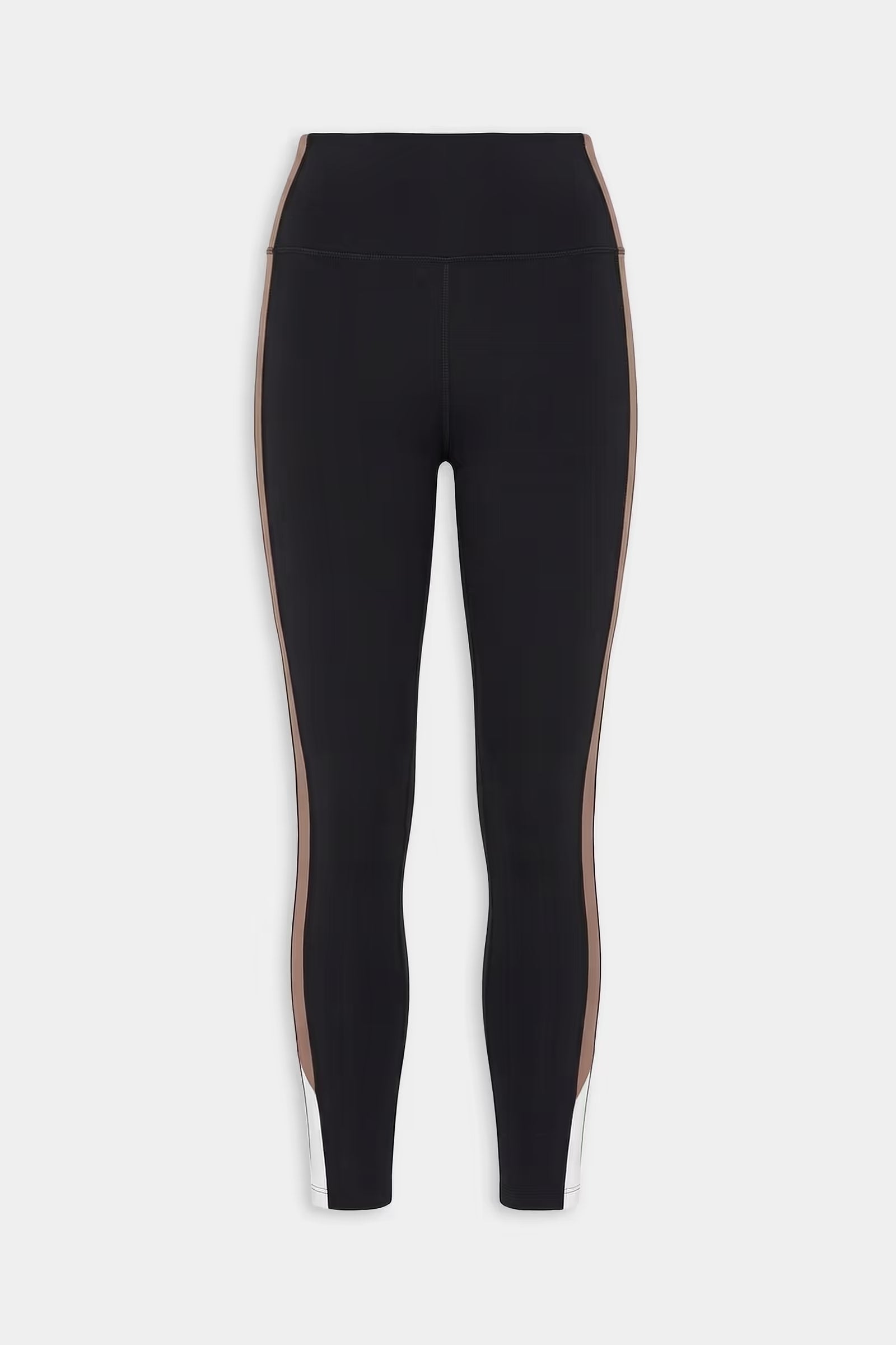 Black leggings on a white background