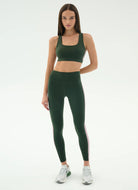 Splits59 Margot Rigor Legging in Military/Blush Full Length Front View
