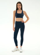 Splits59 Margot Rigor Legging in Indigo/Blush Full Length Front View