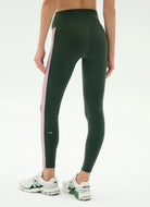 Splits59 Margot Rigor Legging in Military/Blush Back View