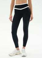 Splits59 Mason High Waist Rigor Full Length Legging 28” in Black/White