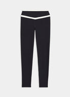 Splits59 Mason High Waist Rigor Full Length Legging 28” in Black/White Product Shot View