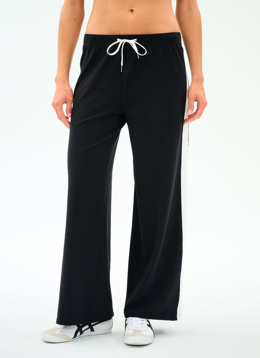 Splits59 Willow Wide Leg Pant in Black/White Front View