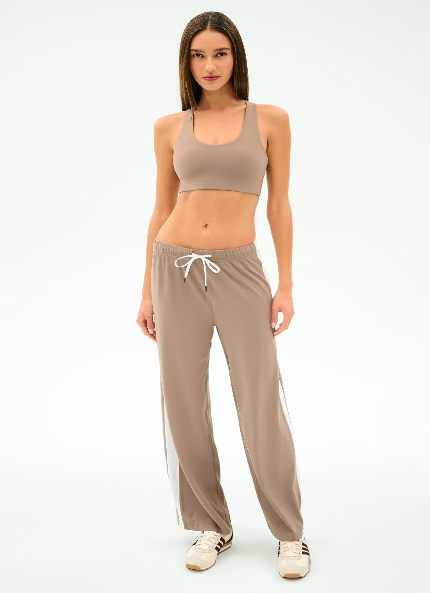 Splits59 Willow Wide Leg Pant in Latte/White Full Length Front View