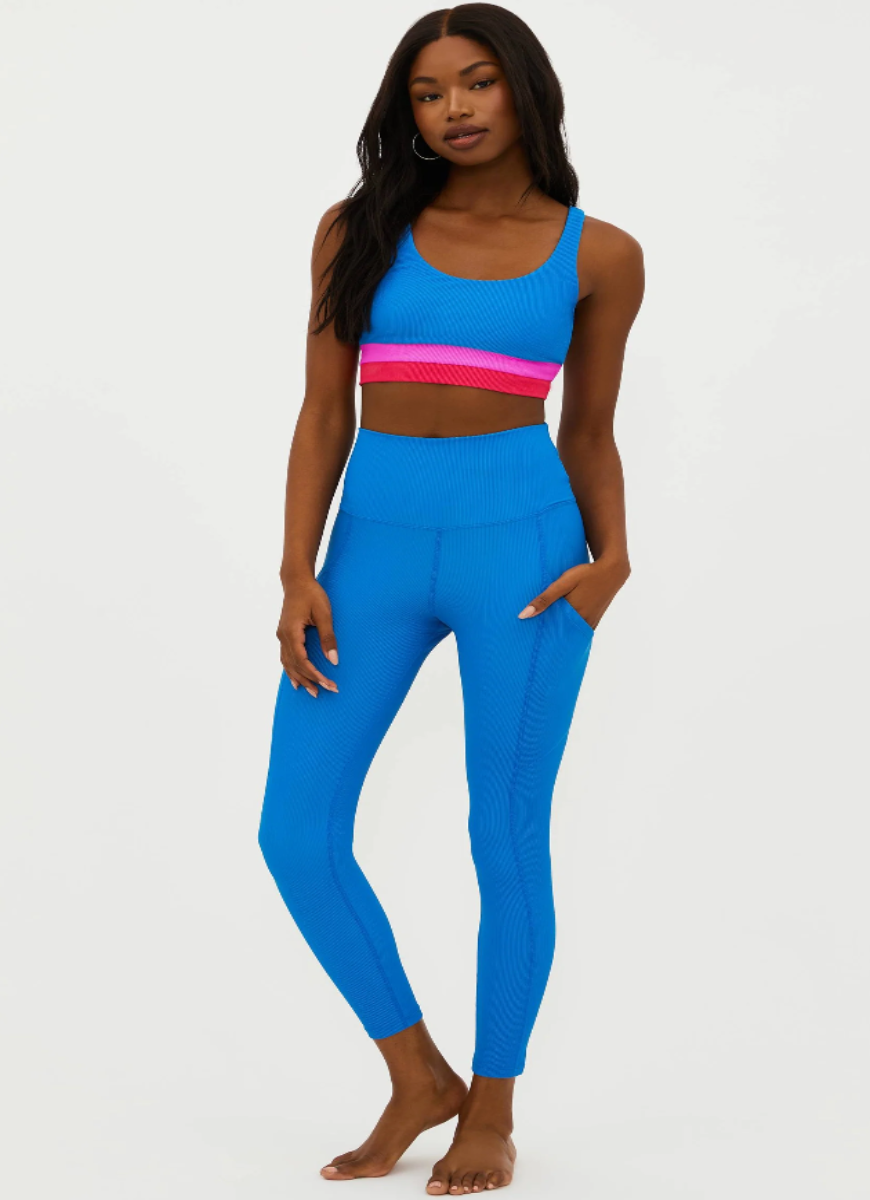 BEACH RIOT Summer Legging in Bluebell
