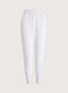 Varley The Slim Cuff Pant 25” in White Product Shot View