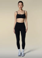 437 The Studio Legging in Black/Crème