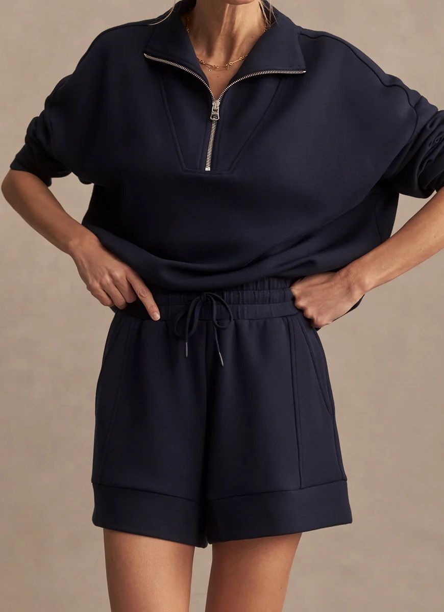 Varley Atrium High-Rise Short 4.5" in Navy