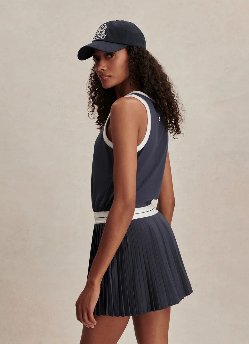 Varley Clemency High Rise Skort 13.5” in Blue Nights Side View
