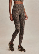 Varley Freesoft High Rise Legging 25” in Brown Contrast Cheetah