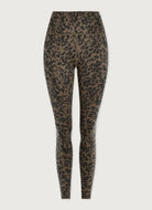 Varley Freesoft High Rise Legging 25” in Brown Contrast Cheetah Product Shot View
