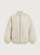 Varley Serina Reversible Quilt Jacket in Sandshell Product Shot View